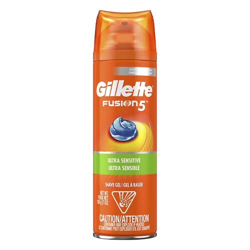 Image for Gillette Shave Gel, Ultra Sensitive,198gr from Cheffy Drugs LLC