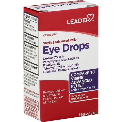 Image for Leader Eye Drops, Advanced Relief,0.5oz from Cheffy Drugs LLC